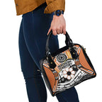 Australian Northern Territory Shoulder Handbag Aboriginal with Sturt's Desert Rose