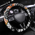 Australian Northern Territory Steering Wheel Cover Aboriginal with Sturt's Desert Rose