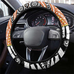 Australian Northern Territory Steering Wheel Cover Aboriginal with Sturt's Desert Rose