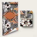 Australian Northern Territory Wrapping Paper Aboriginal with Sturt's Desert Rose - Aussie Hoodie