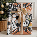 Australian Northern Territory Wrapping Paper Aboriginal with Sturt's Desert Rose - Aussie Hoodie