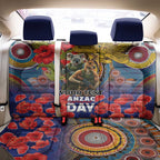Kangaroo Koala Soldier ANZAC Personalised Back Car Seat Cover Camouflage Motif