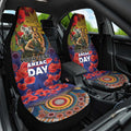Kangaroo Koala Soldier ANZAC Personalised Car Seat Cover Camouflage Motif