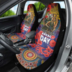 Kangaroo Koala Soldier ANZAC Personalised Car Seat Cover Camouflage Motif