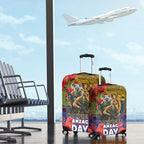 Kangaroo Koala Soldier ANZAC Personalised Luggage Cover Camouflage Motif