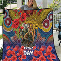 Kangaroo Koala Soldier ANZAC Personalised Quilt Camouflage Motif