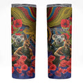 Kangaroo Koala Soldier ANZAC Personalised Skinny Tumbler Camouflage Motif