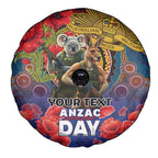 Kangaroo Koala Soldier ANZAC Personalised Spare Tire Cover Camouflage Motif
