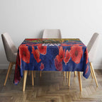 Kangaroo Koala Soldier ANZAC Personalised Tablecloth Camouflage Motif