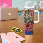 Kangaroo Koala Soldier ANZAC Personalised Tumbler With Handle Camouflage Motif