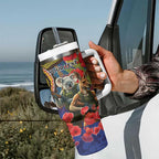 Kangaroo Koala Soldier ANZAC Personalised Tumbler With Handle Camouflage Motif