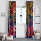 Kangaroo Koala Soldier ANZAC Personalised Window Curtain Camouflage Motif