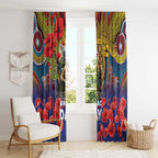 Kangaroo Koala Soldier ANZAC Personalised Window Curtain Camouflage Motif