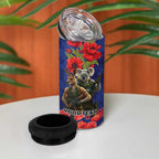 Kangaroo Koala Soldier ANZAC Personalised 4 in 1 Can Cooler Tumbler Aboriginal Dot Painting