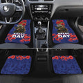 Kangaoo Koala Soldier ANZAC Personalised Car Mats Aboriginal Dot Painting