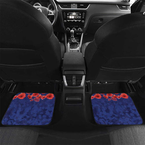 Kangaoo Koala Soldier ANZAC Personalised Car Mats Aboriginal Dot Painting