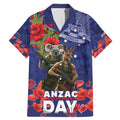 Kangaoo Koala Soldier ANZAC Personalised Family Matching Mermaid Dress and Hawaiian Shirt Aboriginal Dot Painting