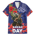Kangaoo Koala Soldier ANZAC Personalised Family Matching Summer Maxi Dress and Hawaiian Shirt Aboriginal Dot Painting