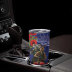 Kangaroo Koala Soldier ANZAC Personalised Tumbler Cup Aboriginal Dot Painting