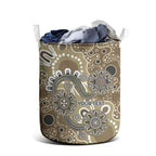 Personalised NAIDOC Week 50 Years Deadly Always Laundry Basket Brown Aboriginal Artwork Dot Painting