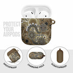 Personalised NAIDOC Week 50 Years Deadly Always AirPods Case Brown Aboriginal Artwork Dot Painting