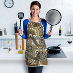 Personalised NAIDOC Week 50 Years Deadly Always Apron Brown Aboriginal Artwork Dot Painting