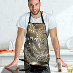 Personalised NAIDOC Week 50 Years Deadly Always Apron Brown Aboriginal Artwork Dot Painting