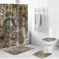 Personalised NAIDOC Week 50 Years Deadly Always Bathroom Set Brown Aboriginal Artwork Dot Painting
