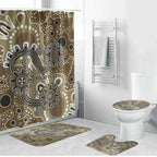Personalised NAIDOC Week 50 Years Deadly Always Bathroom Set Brown Aboriginal Artwork Dot Painting