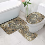 Personalised NAIDOC Week 50 Years Deadly Always Bathroom Set Brown Aboriginal Artwork Dot Painting