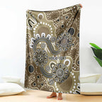 Personalised NAIDOC Week 50 Years Deadly Always Blanket Brown Aboriginal Artwork Dot Painting