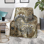 Personalised NAIDOC Week 50 Years Deadly Always Blanket Brown Aboriginal Artwork Dot Painting
