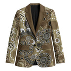 Personalised NAIDOC Week 50 Years Deadly Always Blazer Brown Aboriginal Artwork Dot Painting