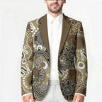 Personalised NAIDOC Week 50 Years Deadly Always Blazer Brown Aboriginal Artwork Dot Painting
