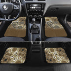 Personalised NAIDOC Week 50 Years Deadly Always Car Mats Brown Aboriginal Artwork Dot Painting