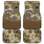 Personalised NAIDOC Week 50 Years Deadly Always Car Mats Brown Aboriginal Artwork Dot Painting