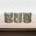 Personalised NAIDOC Week 50 Years Deadly Always Ceramic Mug Brown Aboriginal Artwork Dot Painting