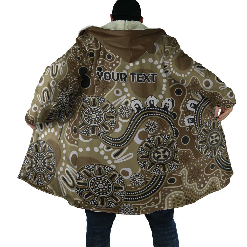 Personalised NAIDOC Week 50 Years Deadly Always Cloak Brown Aboriginal Artwork Dot Painting