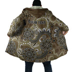Personalised NAIDOC Week 50 Years Deadly Always Cloak Brown Aboriginal Artwork Dot Painting