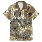 Personalised NAIDOC Week 50 Years Deadly Always Hawaiian Shirt Brown Aboriginal Artwork Dot Painting