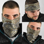 Personalised NAIDOC Week 50 Years Deadly Always Neck Gaiter Brown Aboriginal Artwork Dot Painting