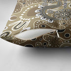 Personalised NAIDOC Week 50 Years Deadly Always Pillow Cover Brown Aboriginal Artwork Dot Painting
