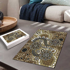 Personalised NAIDOC Week 50 Years Deadly Always Puzzle Brown Aboriginal Artwork Dot Painting