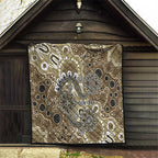 Personalised NAIDOC Week 50 Years Deadly Always Quilt Brown Aboriginal Artwork Dot Painting