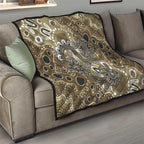 Personalised NAIDOC Week 50 Years Deadly Always Quilt Brown Aboriginal Artwork Dot Painting