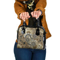 Personalised NAIDOC Week 50 Years Deadly Always Shoulder Handbag Brown Aboriginal Artwork Dot Painting