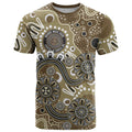 Personalised NAIDOC Week 50 Years Deadly Always T Shirt Brown Aboriginal Artwork Dot Painting