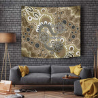 Personalised NAIDOC Week 50 Years Deadly Always Tapestry Brown Aboriginal Artwork Dot Painting