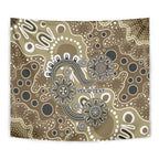 Personalised NAIDOC Week 50 Years Deadly Always Tapestry Brown Aboriginal Artwork Dot Painting