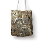 Personalised NAIDOC Week 50 Years Deadly Always Tote Bag Brown Aboriginal Artwork Dot Painting
